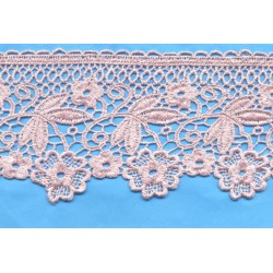 Δαντέλα 117703 Ροζ