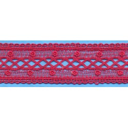 Δαντέλα 118104 Κόκκινο